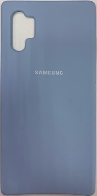 Накладка для Samsung Galaxy Note 10+ Silicone cover голубая Накладка для Samsung Galaxy Note 10+ Silicone cover голубая