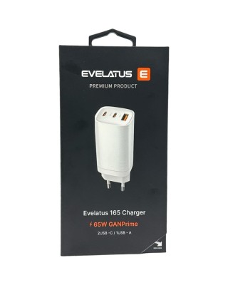 1USB/2C 22.5W/65W белое Сетевое зар. устр. Evelatus 165 1USB/2C 22.5W/65W. Этот блок питания обеспечивает общую выходную мощность 65 Вт, что делает его пригодным для одновременного питания нескольких устройств. Поддерживает Power Delivery (PD) и Quick Charge для быстрой зарядки, что позволяет быстро и эффективно заряжать такие устройства, как ноутбуки, планшеты и смартфоны.
Компактный и легкий дизайн.
Вход: 100-240 В-50/60 Гц 1,5 А USB-C1: 5 В-3 А, 9 В-3 А, 12 В-34,15 В-&gt; 3 А, 20 В 3,25 А USB-C2: 5 В-34, 9 В-2,22 А USB-A :SV-3A,9В-2А,10В-2А, 12В-1,5А USB-C1+USB-C2:45WISV-2,4А,9В-3А,12В-3А,15В-3А,20В-2,25А) +20Вт ( 5 В-2,4 А, 9 В-2,22 А) Макс. 65 Вт USB- C1+USB-A: 45WI5 В-2,4 А, 9 В-3 А, 12 В-3 А, 15 В-3 А, 20 В-2,25 А) +20 Вт (5 В-2,4 А, 9 В-2 А, 10 В-2 А, 12 В-1,5 А) Макс. 65 Вт USB-C2+USB-A:(5 В-3,4 А) Макс. 17 Вт USB- C1+(USB-C2+USB-A): 45 Вт (5 В-2,4 А) ,9В-&gt;3А,12В-3А,15В-3А 20В-2,25А)+
15 Вт (5 В-3 А) 60 Вт Макс.