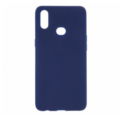 Накладка для Samsung Galaxy A10S Silicone cover темно-синяя Накладка для Samsung Galaxy A10S Silicone cover темно-синяя