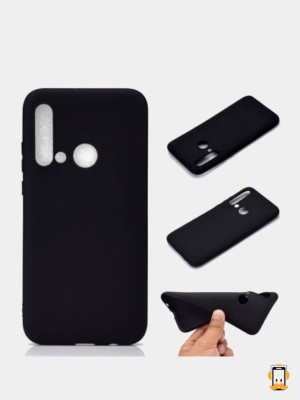 Чехол-накладка для Huawei P20 lite/Nova 5i силикон матовый чёрный Чехол-накладка для Huawei P20 lite/Nova 5i силикон матовый чёрный