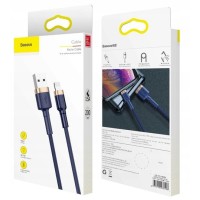 Usb Кабель-зарядка Lightning Baseus Cafule 2м (CALKLF-CV3) синий