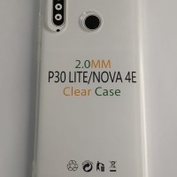 Чехол-накладка силикон 2.0мм Huawei Honor P30 Lite/Nova 4E прозрачный