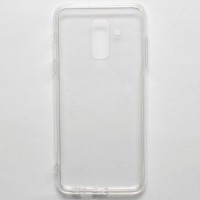 Чехол-накладка силикон 0.5мм Samsung Galaxy A6 plus (2018) прозрачный