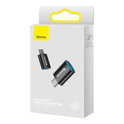 OTG Type-C на USB3.1 Baseus Ingenuity Series (ZJJQ000001) черный OTG Type-C на USB3.1 Baseus Ingenuity Series (ZJJQ000001) черный