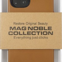 Накладка для i-Phone 13 K-Doo Mag Noble кожаная коричневая