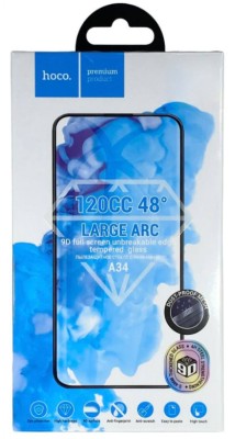 Защитное стекло для i-Phone 12 Pro Max 6.7&quot; Hoco A34 чёрное Защитное стекло для i-Phone 12 Pro Max 6.7" Hoco A34 чёрное