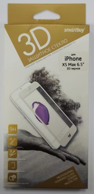 Защитное стекло для i-Phone 11 Pro Max/XS Max 6.5&quot; Smartbuy олеофобное чёрное Защитное стекло для i-Phone 11 Pro Max/XS Max 6.5" Smartbuy олеофобное чёрное