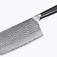 Кухонный нож из дамасской стали Xiaomi Spetime 1-Piece Damascus Kitchen Knife (W01-GS) черный
