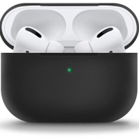 Силиконовый чехол для AirPods Pro чёрный