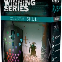 Мышь игровая проводная Smartbuy RUSH Skull черная (SBM-718G-K)