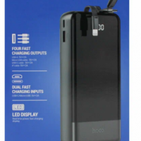 Powerbank Hoco J114A 20000mAh 1USB/1USB-C с проводом Type-C/Lightning/Micro черный