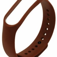 Ремешок для Xiaomi Mi Band 5 силиконовый коричневый