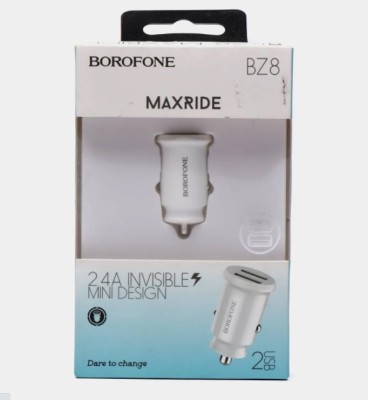 Автомобильное заряд. устр. Borofone BZ8 2USB 2.4A белое Автомобильное заряд. устр. Borofone BZ8 2USB 2.4A белое