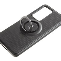 Чехол-накладка для Huawei P40 Pro силикон iface с держателем чёрный