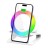 Bluetooth колонка с беспроводной зарядкой и RGB подсветкой Recci RSK-W28 белая