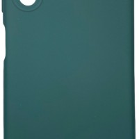 Накладка для Samsung Galaxy A13 4G Silicone cover без логотипа зеленая
