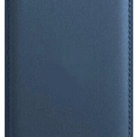 Кожаный чехол-бумажник для карт и визиток MagSafe Leather Wallet для Apple i-Phone тёмно-синии
