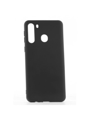 Накладка для Samsung Galaxy A21 Silicone cover черная Накладка для Samsung Galaxy A21 Silicone cover черная