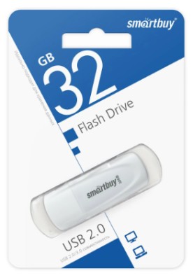 USB флеш накопитель Smartbuy 32GB Scout (SB032GB2SCW) белый USB флеш накопитель Smartbuy 32GB Scout (SB032GB2SCW) белый