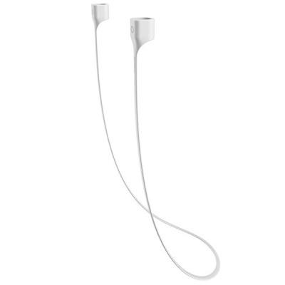 Силиконовый шнурок-держатель для AirPods Baseus Strap (ACGS-A0G) серебристый Силиконовый шнурок-держатель для AirPods Baseus Strap (ACGS-A0G) серебристый