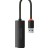 Переходник Baseus Lite series USB на RJ45 (WKQX000001) черный