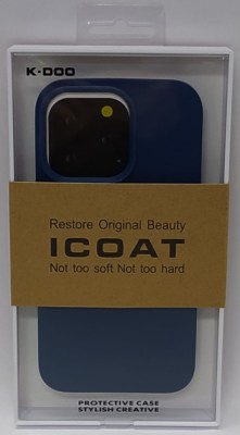 Накладка для i-Phone 13 Pro K-Doo iCoat силикон синяя Накладка для i-Phone 13 Pro K-Doo iCoat силикон синяя