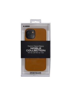 Накладка для i-Phone 13 K-Doo Mag Noble кожаная светло-коричневая Накладка для i-Phone 13 K-Doo Mag Noble кожаная светло-коричневая