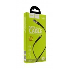 Usb Кабель-зарядка Micro Hoco U39 Slender 2.4A 1.2м плоский в нейлоновой оплётке золотисто-чёрный Usb Кабель-зарядка Micro Hoco U39 Slender 2.4A 1.2м плоский в нейлоновой оплётке золотисто-чёрный