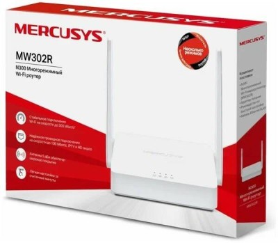Wi-Fi роутер Mercusys MW302R белый Wi-Fi роутер Mercusys MW302R белый