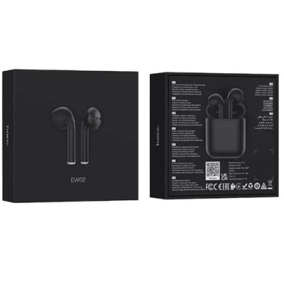 Беспроводные наушники TWS Hoco EW02 BT5.1/30mAh/3ч черный Беспроводные наушники TWS Hoco EW02 BT5.1/30mAh/3ч черный