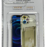 Чехол-накладка силикон с карманом под карту Huawei Honor X5 прозрачный
