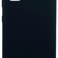 Накладка для Samsung Galaxy A41 Silicone cover без логотипа черная