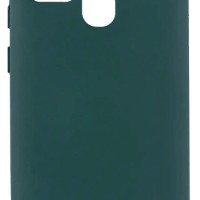 Накладка для Samsung Galaxy A21S Silicone cover болотная