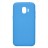 Накладка для Samsung Galaxy A5 (2018)/A8 (2018) Silicone cover голубая