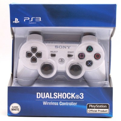 Bluetooth-контроллер для Playstation 3 Dualshock 3, белый Bluetooth-контроллер для Playstation 3 Dualshock 3, белый
