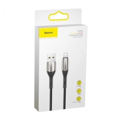 Usb Кабель-зарядка Lightning Baseus C-shaped Light Intelligent 1м (CALSP-B01) чёрный Usb Кабель-зарядка Lightning Baseus C-shaped Light Intelligent 1м (CALSP-B01) чёрный