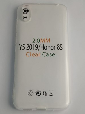 Чехол-накладка силикон 2.0мм Huawei Y5 (2019)/Honor 8S прозрачный Чехол-накладка силикон 2.0мм Huawei Y5 (2019)/Honor 8S прозрачный
