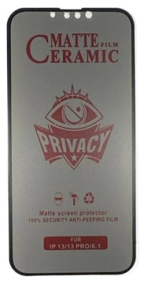 Защитное стекло для i-Phone 13/13 Pro 6.1&quot; Ceramic матовый анти-шпион 3D чёрное Защитное стекло для i-Phone 13/13 Pro 6.1" Ceramic матовый анти-шпион 3D чёрное