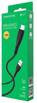 Usb Кабель-зарядка Type-C Borofone BX37 Wieldy 3A 1м в оплётке PVC чёрный Usb Кабель-зарядка Type-C Borofone BX37 Wieldy 3A 1м в оплётке PVC чёрный