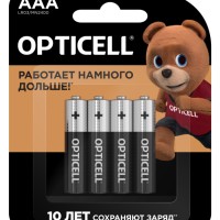 Батарейка алкалиновая Opticell Basic AAA/LR03/BL4