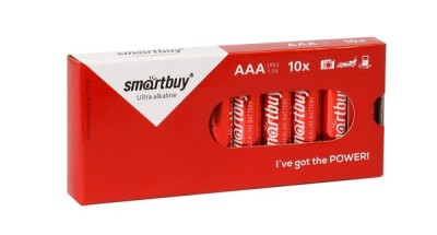 Батарейка алкалиновая Smartbuy LR03/10B box (10/800)  SBBA-3A10BX Батарейка алкалиновая Smartbuy LR03/10B box (10/800)  SBBA-3A10BX