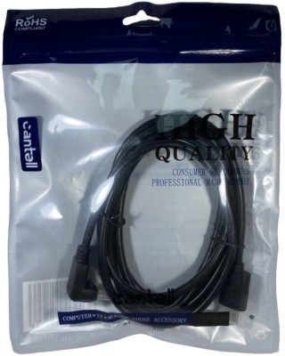 Кабель HDMI - HDMI v1.4 Cantell 1.8м угловой черный Кабель HDMI - HDMI v1.4 Cantell 1.8м угловой черный