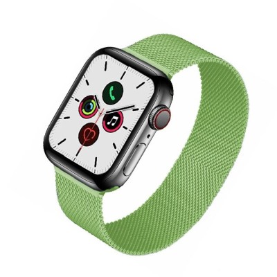 Сменный браслет для Apple Watch 42-44mm Milano №24 салатовый Сменный браслет для Apple Watch 42-44mm Milano №24 салатовый