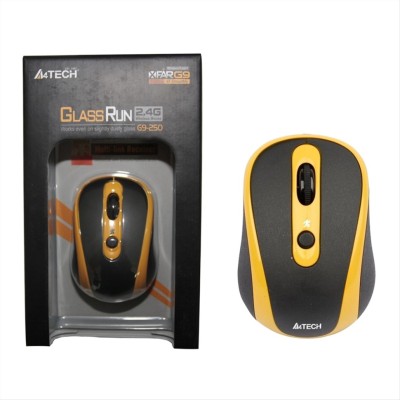 Мышь беспроводная A4Tech G9-250 черно-жёлтая Мышь беспроводная A4Tech G9-250 черно-жёлтая