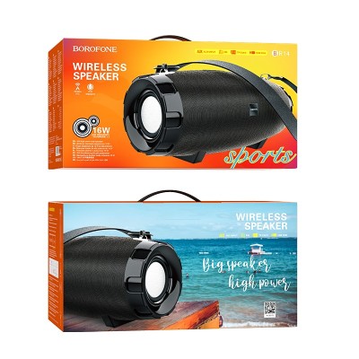 Bluetooth колонка Borofone BR14 Amplio sports BT5.0/2400mAh/2ч/16Вт черный Bluetooth колонка Borofone BR14 Amplio sports BT5.0/2400mAh/2ч/16Вт черный
