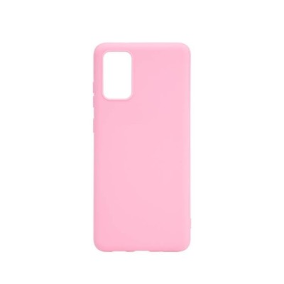 Накладка для Samsung Galaxy A02S/M02S Silicone cover розовая Накладка для Samsung Galaxy A02S/M02S Silicone cover розовая