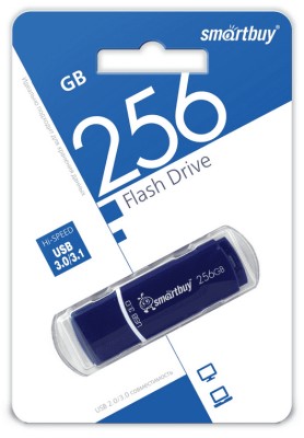 3.0 USB флеш накопитель Smartbuy 256 GB Crown Blue (SB256GBCRW-B) 3.0 USB флеш накопитель Smartbuy 256 GB Crown Blue (SB256GBCRW-B)