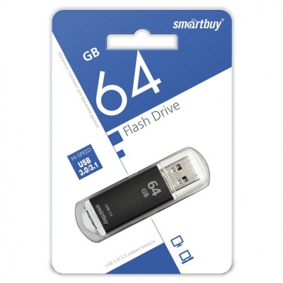 3.0 USB флеш накопитель Smartbuy 64GB V-Cut Black (SB64GBVC-K3) 3.0 USB флеш накопитель Smartbuy 64GB V-Cut Black (SB64GBVC-K3)