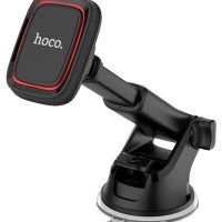Магнитный держатель в автомобиль на торпеду Hoco CA42, на торпеду/на стекло, черный