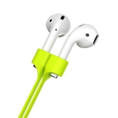 Силиконовый шнурок-держатель для AirPods Baseus Strap (ACGS-A06) зеленый Силиконовый шнурок-держатель для AirPods Baseus Strap (ACGS-A06) зеленый
